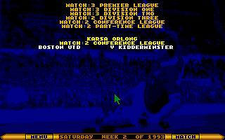 Premier Manager screenshot 5 for Sega Mega Drive